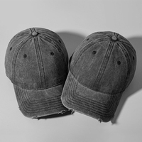 Sombrero de papá de algodón envejecido lavado vintage todos los días 6 paneles gorra de béisbol no estructurada ajustable Polo camionero estilo unisex sombreros