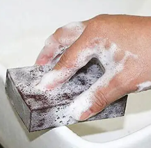 Hoch dichte Emery Sponge Rub Küchen topf reinigung Scharfes Polieren Exportierter Schleif blocks chwamm - Product Image 2