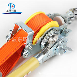 Tendeur de câble en acier isolé à commande manuelle de style japonais 1,5T, produits de travail en ligne sous tension MV&HV avec poignée isolée - Product Image 1