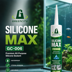 Sellador de Silicona Transparente Acético RTV de Alta Calidad, Resistente a la Intemperie, para Acuarios <span class=keywords><strong>Greencity</strong></span> - Product Image 1