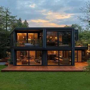Casa Contenedor de 2 Pisos en Oferta 2026, Casa Modular Prefabricada Desmontable, 2-3 Dormitorios, 20 pies/40 pies, Villa Moderna de Lujo, Color Personalizado - Product Image 1