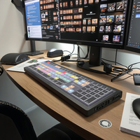 Clavier de raccourcis professionnel pour le montage vidéo pour Adobe Premiere Pro pour Mac, clavier sans fil Bluetooth rétroéclairé