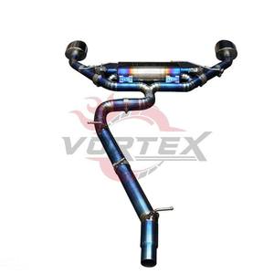 ท่อไอเสีย Vortex Blue Titanium Catback สำหรับ Audi RS3 8V 8Y 2.5T TFSI ปี 2015-2026 ระบบวาล์วทรอนิก ขนาด 76 มม. ปลายท่อทรงรี สีเงิน ประสิทธิภาพสูง - Product Image 6