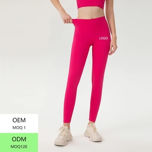 Leggings de sport pour femmes <span class=keywords><strong>Lulu</strong></span>, nouvelle conception, logo personnalisé, nylon élastique, taille haute, ajustés, sans couture, effet seconde peau, yoga, gym, grandes tailles - Product Image 3
