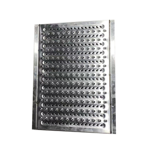 SS304 thép không gỉ Grating lối đi nền tảng cầu thang treads rãnh thoát nước Bìa báo chí-khóa Thép Grating đục lỗ cắt - Product Image 6