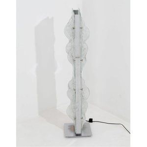 Lámpara de Pie de Vidrio de Arte Moderno con Fuente de Luz LED Tricolor Cambiable, Iluminación Decorativa para Sala de Estar y Dormitorio - Product Image 2