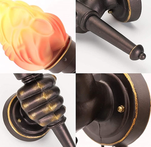 Lampada da parete fiaccolatore Vintage Homestay Bar ristorante lampada torcia corridoio - Product Image 6