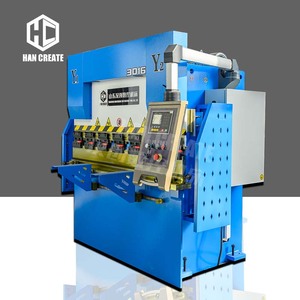 HanCreate Hochwertige Kleine Hydraulische Abkantpresse CNC-Metallblechbiegemaschine 63T/100T/125T 2500/3200/4000 Mit E21 - Product Image 1