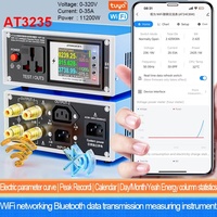 ATORCH AT3235 Tuya WiFi AC0-320V 35A Ammeter Voltmeter Digital Wattmeter Soket Pengukur Tegangan Arus Listrik Multimeter Power Meter