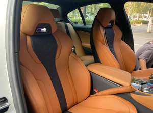 Модификация B MW F30 F80 F10 M3 M5 X3 Модернизированный спортивный гоночный Ковш Сиденья индивидуальный кожаный чехол и губчатое сиденье DOS - Product Image 4