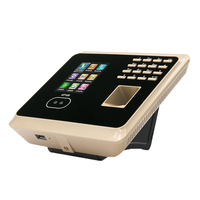 Terminal de asistencia de tiempo de reconocimiento facial biométrico inalámbrico WIFI reloj de tiempo facial máquina de asistencia de tiempo de huella dactilar de empleado