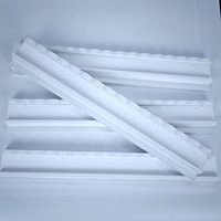 Règle de poussée en bois de 20 pouces pour Mahjong américain, support de cartes de Mahjong américain, dispositif de poussée, 4 ensembles