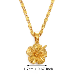 Collar con Colgante <span class=keywords><strong>de</strong></span> Flor <span class=keywords><strong>de</strong></span> Hibisco Hawaiano, Joyería <span class=keywords><strong>de</strong></span> las Islas Marshall, <span class=keywords><strong>Puerto</strong></span> <span class=keywords><strong>Rico</strong></span>, Guam, Micronesia, Pohnpei, Regalos <span class=keywords><strong>de</strong></span> Boda # 239606 - Product Image 6