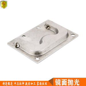 Accessoires de quincaillerie en acier inoxydable marin, poignée carrée, anneau de levage, loquet de sol pour yacht, bateau rapide, bateau de pêche, couvercle de boîte de pont - Product Image 2