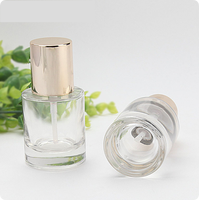 Presse de luxe clair 30ml flacon compte-gouttes en verre 40ml cosmétique sérum oculaire cylindre vide goutte huile essentielle bouteille emballage avec boîte