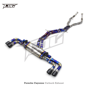 Boska Système d'échappement Catback pour <span class=keywords><strong>PORSCHE</strong></span> <span class=keywords><strong>Cayenne</strong></span> 3.0T 2019-2023 Silencieux de tuyau d'échappement en titane Contrôle de soupape d'échappement - Product Image 3