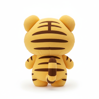 Nouveau design créatif debout tigre peluche jouet coton et tissu mignon et à la mode peluche jouet pour cadeau