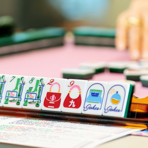 Set di Tessere Mahjong Americano Verde Perla della Serie The Style of Your Life che fa Sorprendere - Product Image 3