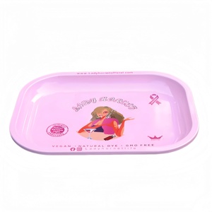 ถาดมวนบุหรี่โลหะ Ladyhornet ขนาด 140*180 มม. ถาดมวนบุหรี่โลหะลายต่างๆ - Product Image 5