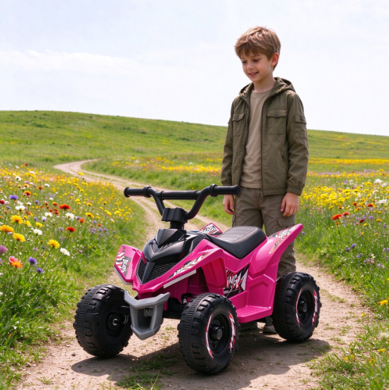 Boys Girls Electric 4 Wheel ATV Ride on Toy Perfect Gift for Kids ...