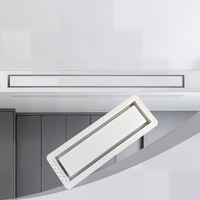 Rejilla de Ventilación Plana Oculta de Metal para Empotrar en Pared, Salida de Aire para Aire Acondicionado Central HVAC
