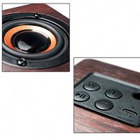 Haut-parleur Bluetooth miniature en bois personnalisé, très demandé, avec caisson de basses stéréo, idéal pour les cadeaux promotionnels et d'affaires