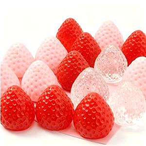 Balle fraise souple faite à la main, jouet anti-stress amusant et souple, jouet à rebond lent en <span class=keywords><strong>vaseline</strong></span> malléable - Product Image 1