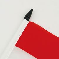 Drapeau de table Irak en promotion directe usine avec base en plastique ABS et mât en polyester pour la décoration de bureau