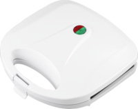 Gaufrier et Grille-sandwich Électrique 2 Tranches Personnalisable avec Surface Antiadhésive, Thermostat Réglable, 750W