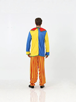 Costume de Clown de Cirque Classique pour Adulte – Idéal pour Halloween, Carnaval, Spectacles et Fêtes Costumées + Tenue de Clown de Cirque Amusante pour Adulte pour Soirées Déguisées