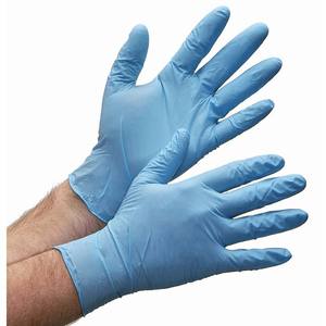 Guantes Desechables de Nitrilo Negro Extra Duraderos de 6 Mil, Sin Polvo, Antideslizantes, Hipoalergénicos, Puño Reforzado, Puntas de Dedos Texturizadas, Uso General - Product Image 1