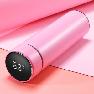 Wholesale Custom Stainless Steel Led Temperature Display Vacuum Insulated Smart Water <b>Bottle</b> with Tea Infuser - Product Image 5