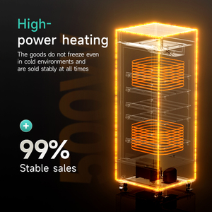 Торговый автомат 2025 года для снеков и напитков, 520 л, высокоэффективный, с металлической панелью, оплата картой/сканированием, ИИ, удаленный мониторинг - Product Image 4