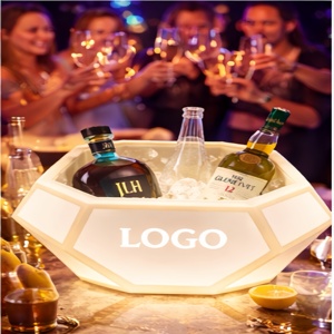 LED Ice <b>Bucket</b> 6 Liter Sturdy Beverage Holder for Barware Wedding - Product Image 3