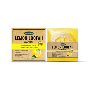 Sapone di olio essenziale di limone in sonno legnoso detergente per il corpo e la pelle con rinfrescante trattamento di controllo dell'olio per l'uso di detergenti per il viso - Product Image 1