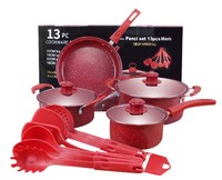 Vente en Gros Usine Ensemble de Cuisine 13 Pièces Antiadhésif en Acier Inoxydable, Batterie de Cuisine Multi-Fonctions avec Couvercles