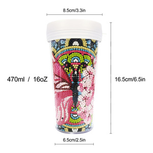 ขวดน้ำเพชร DIY, แก้วเพชรยูนิคอร์นสำหรับเครื่องดื่ม, ของขวัญงานฝีมือ ของเล่นสำหรับเด็กชาย เด็กหญิง อุปกรณ์จัดปาร์ตี้ - Product Image 4