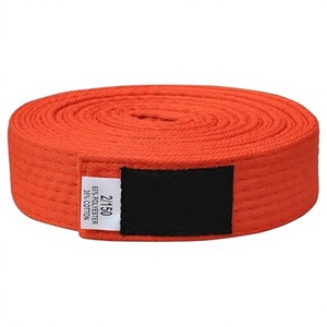 Ceintures de karaté personnalisées de haute qualité avec logo brodé – Vente en gros, excellentes pour l'entraînement - Product Image 1