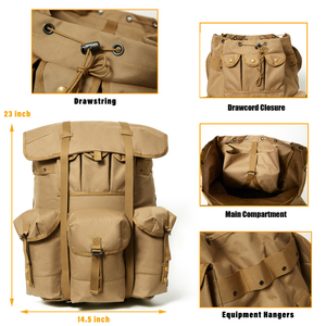 AKMAX 1000D Marco de aluminio de hierro personalizado senderismo táctico trekking camping bolsa otra mochila Alice Pack - Product Image 3