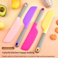 PERFOSO Spatule en silicone réutilisable extra large, cuillère à mélanger/racloir/épandeur à glaçage multifonctionnel, outil de cuisson antiadhésif en PP
