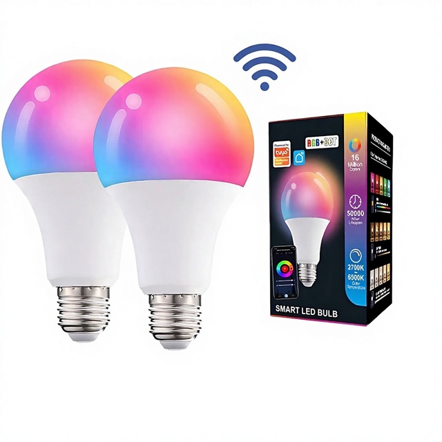 Fxpot Smart Led Light Tuya Smart Light Bulb Home Technology Wireless Wifi 10w Dimmable RGB Led Smart Bulbs