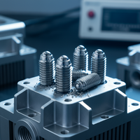 Vis à six pans creux M6 20 mm, vis de fixation à pointe plate anti-oxydation et résistante à l'usure pour électronique, quincaillerie de précision