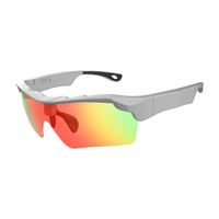 Lunettes intelligentes Bluetooth sans fil avec haut-parleur stéréo polarisé UV400 pour le sport, la randonnée, la course à pied et la plage