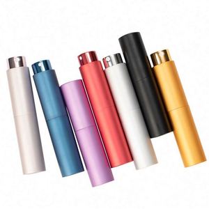 Unique Pink Aluminum Glass Inner Bottle Twist-up Rotary Opening Travel <b>Perfume</b> <b>Atomizer</b> Pump Sprayer 5ml/30ml Refillable Custom - Product Image 2
