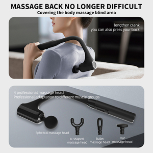 <b>Smart</b> Deep Tissue Fascial Gun Vibration Handheld Long Handle Hammer for Body & Extension Back Massager JA-G5 <b>Smart</b> Deep Tissue F - Product Image 5