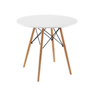 Nordic Modern Design MDF Wooden Top Dining <strong>Table</strong> <strong>Tulip</strong> Base for Hotels Small Spaces Factory Wholesale - Product Image 1