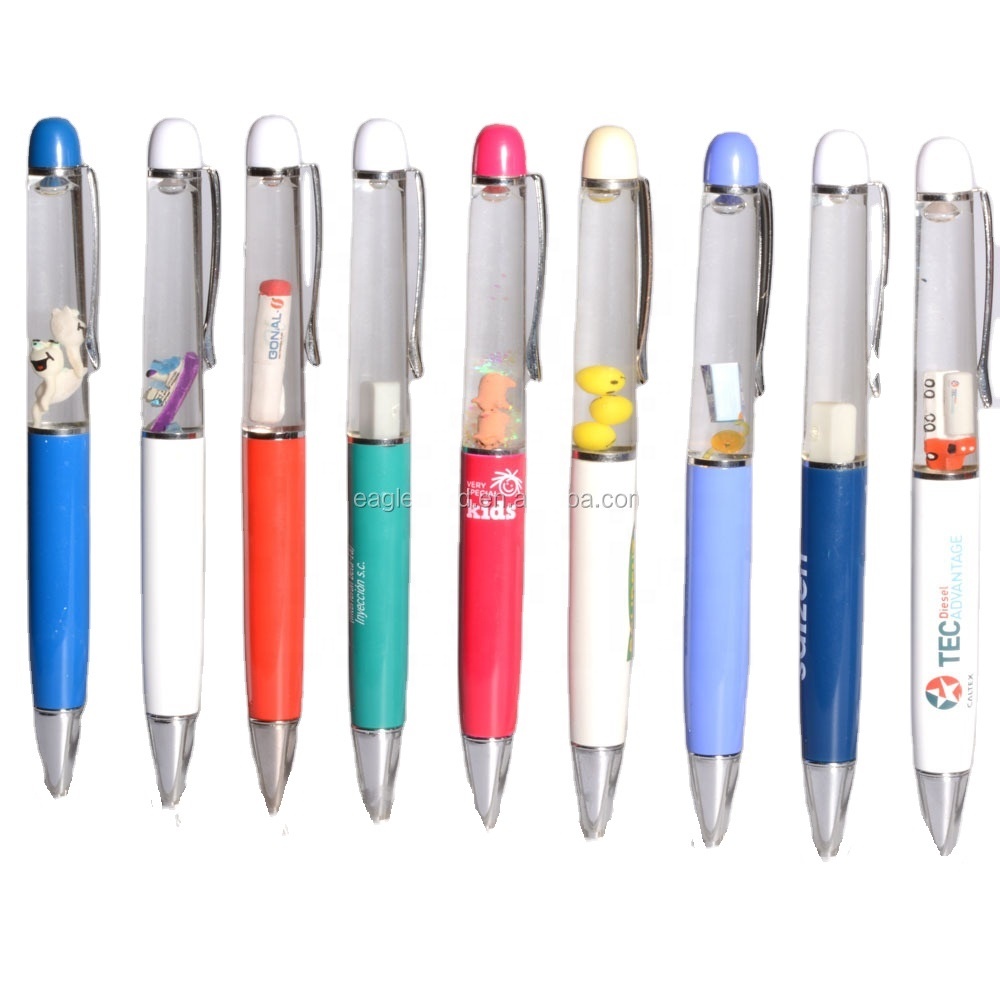 2021 металлическая жидкая ручка, жидкая плавающая ручка, плавающая ручка для делового подарка