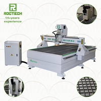 Routeur CNC pour bois ROCTECH RC1325 avec table à vide, broche ATC, sculpture 3D, découpe multifonction, rainurage, moteur 6kW, 1300x2500mm, roulement