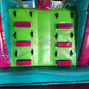 Château gonflable et toboggan combinés de qualité commerciale pour enfants, idéal pour les fêtes en plein air, thème Glitch Gamer. - Product Image 6