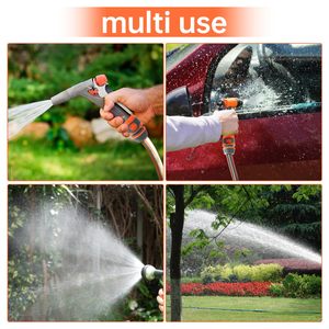 <strong>PVC</strong> <strong>High</strong> <strong>Pressure</strong> Garden <strong>Hose</strong> Connection Kit-5m Tap <strong>Hose</strong> Trolley <strong>Pipe</strong> 2 Quick-Connect Couplers 2-in-1 Universal Faucet Adapter - Product Image 5